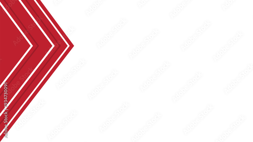 Poster abstract background design with a combination of red and white in a modern style, simple abstract ba