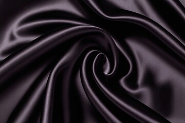 Fototapeta premium Luxurious Dark Satin Silk Fabric Texture Abstract Background for Elegant Design
