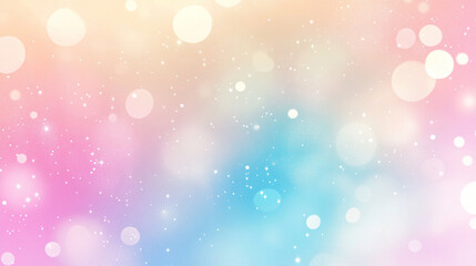 Obraz premium Pastel gradient with bokeh effect pastel background