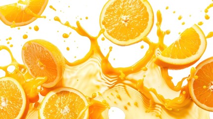 Orange Splash and Slices