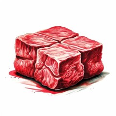 the AI Image Generator, Raw beef fillet steaks