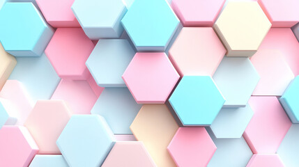 abstract background with hexagons