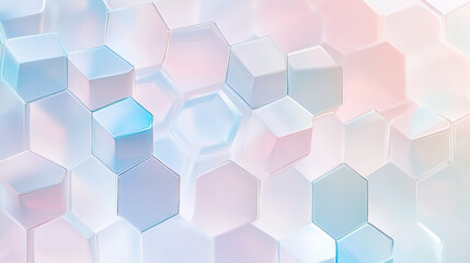 Fototapeta premium abstract background with hexagons
