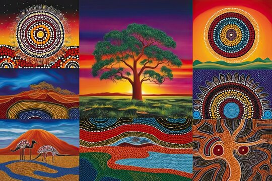 Vibrant Aboriginal Landscapes and Dreamtime Tales of Australia