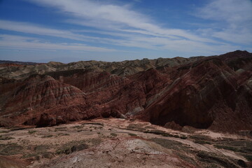 Obraz premium Zhangye Danxia Geopark