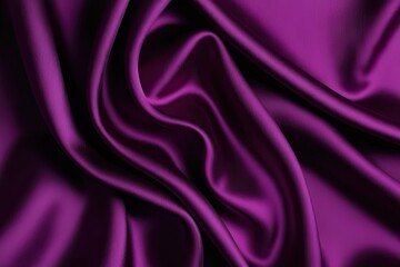 Obraz premium Luxurious Deep Purple Silk Fabric Texture for Sophisticated Background Design
