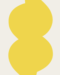 minimalist yellow enduring object background