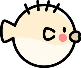 Cute Sea Animal Illustration