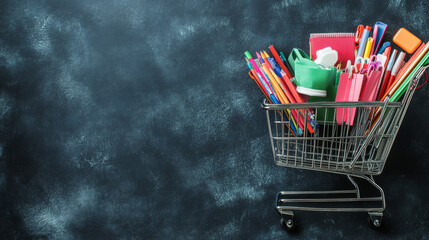 Back to School Shopping Cart