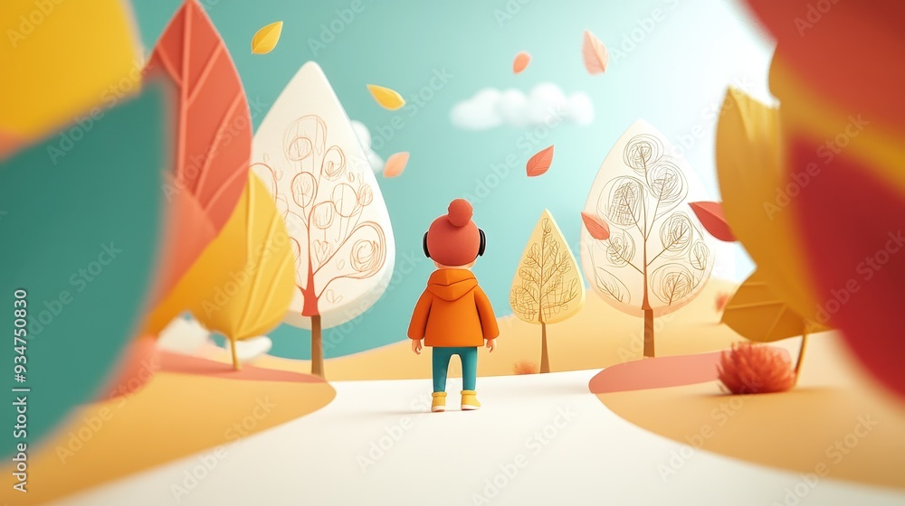 Poster enchanting virtual reality forest: transcending dimensions from 3d trees to 2d sketches