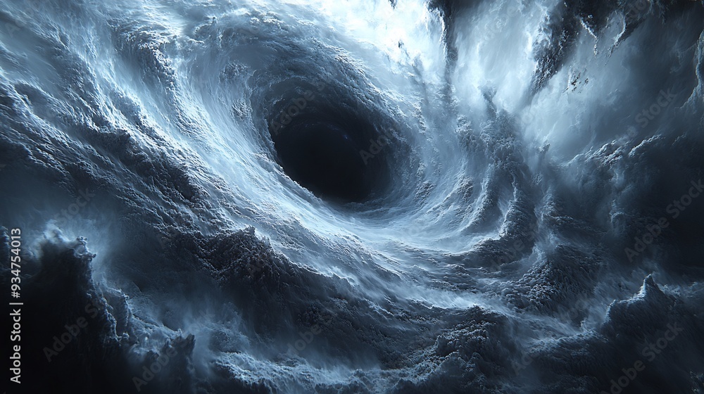 Poster singularity of a black hole portrayed as a 3d void of infinite density with 2d particles caught in i