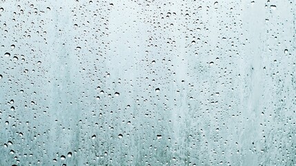 Water Droplets on Glass Abstract Background Texture