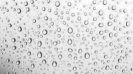 Water Drops On Glass Surface   Abstract Background Texture