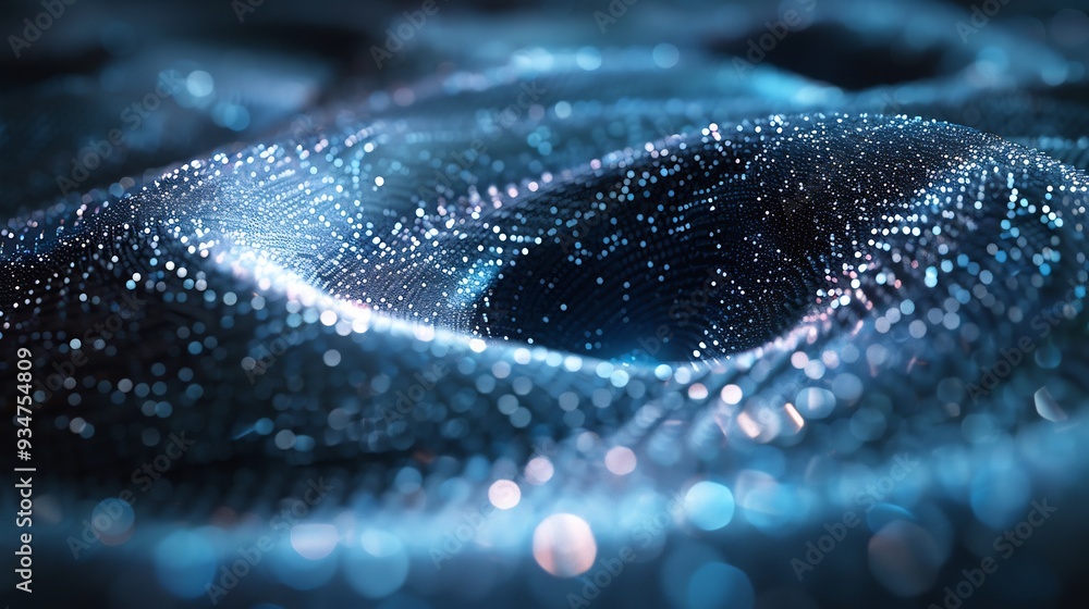 Poster singularity of a black hole depicted as a 3d collapse of spacetime with 2d light spirals converging 