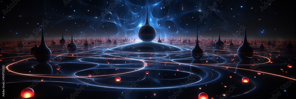 Poster singularity of a black hole depicted as a 3d point of infinite density with 2d spacetime lines bendi