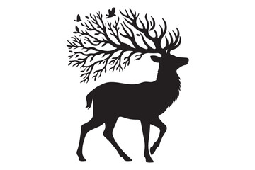 Deer Silhouette Vector
