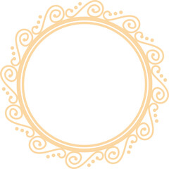 Decorative Circle Frame Elegant Element
