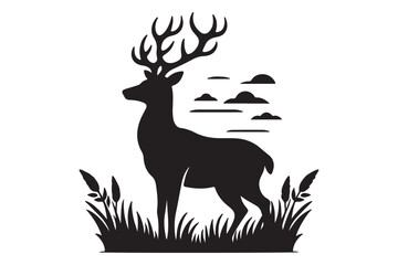 Deer Silhouette Vector
