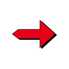 red arrow icon
