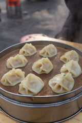 street Steamed Dumplings stall of Anyang, Henan
