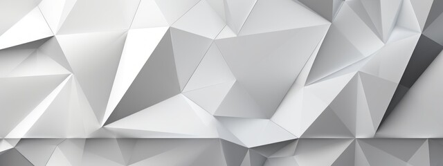 Fototapeta premium Sleek Intersections Light and Shadow in Abstract Triangle Forms