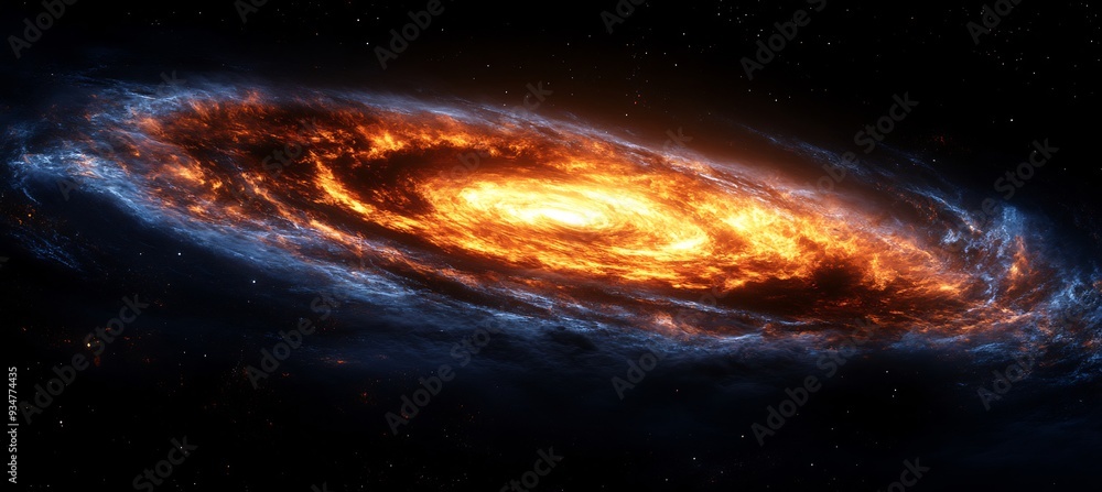Poster effect of relativity on a black holes 3d spacetime where 2d light waves bend and warp under intense 