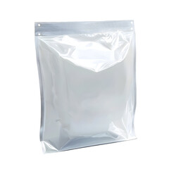 Transparent Plastic Poly Bag on White Background for Product Packaging Display and Commerce