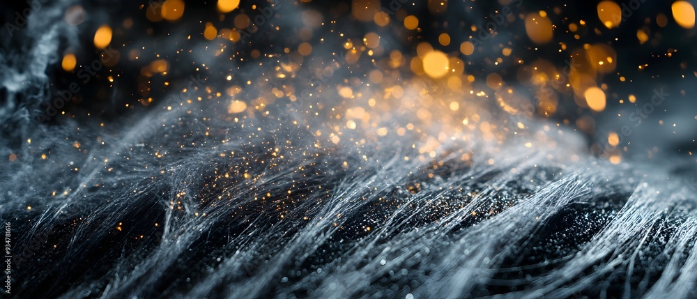 Poster composite fibers with thermal resistance showcased in high temperature environments photography conc