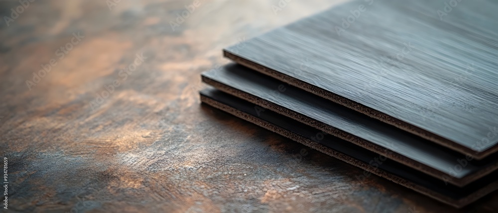 Poster visualization of lightweight composite laminates showcasing their application in reducing overall we