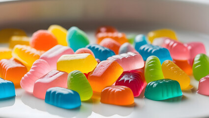 Colorful jelly.