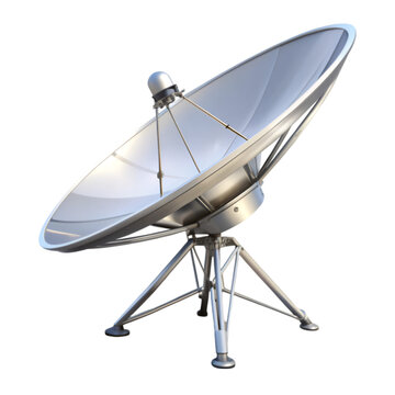recommend clip art: Satellite antenna isolated