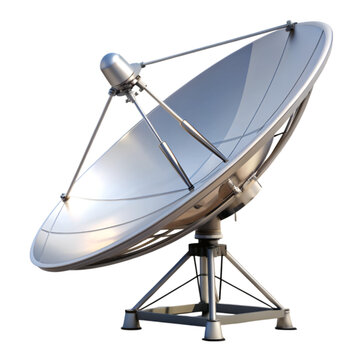 recommend clip art: Satellite antenna isolated