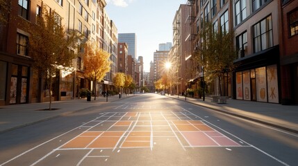 Interactive 3D Street Scene with Chalk Art for AR Users to Customize