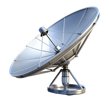 recommend clip art: Satellite antenna isolated