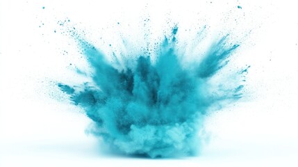 Blue Powder Explosion