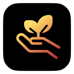 Obraz premium Editable plant a tree, seedling, go green vector icon. Environment, ecology, eco-friendly. Part of a big icon set family. Perfect for web and app interfaces, presentations, infographics, etc