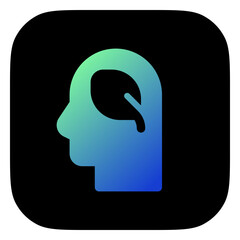 Editable go green, eco friendly, mindset vector icon. Environment, ecology, eco-friendly. Part of a big icon set family. Perfect for web and app interfaces, presentations, infographics, etc