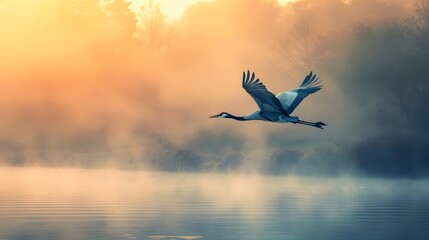 Obraz premium Bird flying to freedom. 