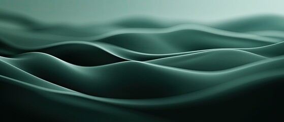 Obraz premium Monochrome dark green background with subtle gradient effect modern and sophisticated ideal for nature-inspired design projects