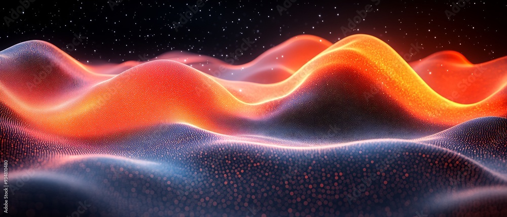 Poster black hole visualized in a detailed infographic where a 3d wormhole emerges with 2d light and energy
