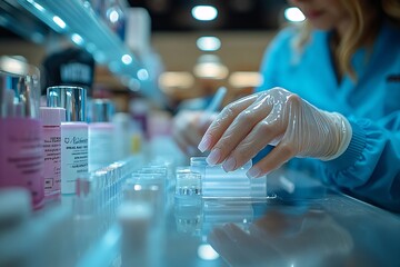 Close-Up Shot of a Nail Technician