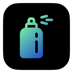Editable spray perfume vector icon. Barbershop, lifestyle, grooming. Part of a big icon set family. Perfect for web and app interfaces, presentations, infographics, etc