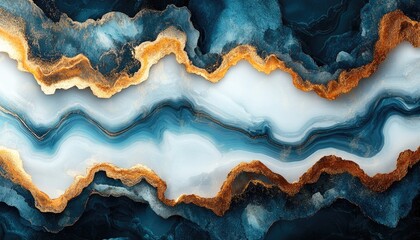 Abstract blue and gold background. Perfect for adding a touch of luxury and sophistication to your design.