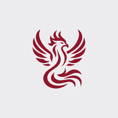 Fototapeta premium Phoenix fire logo