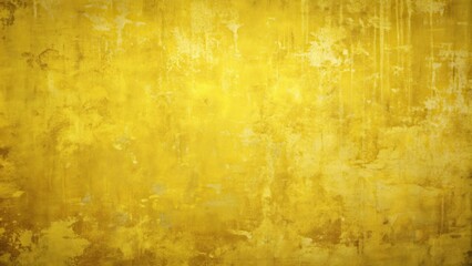 Obraz premium Grunge yellow backdrop with distressed texture, grungy, yellow, background, textured, vintage, worn, distressed, old, retro