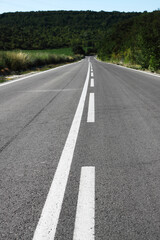 morning mountain road