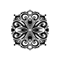 Adobe Illustrator Artwork, Circular mandala design for decoration and ornament