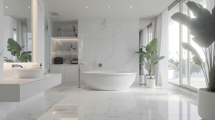 Fototapeta premium bathroom interior