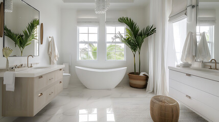 Fototapeta premium bathroom interior