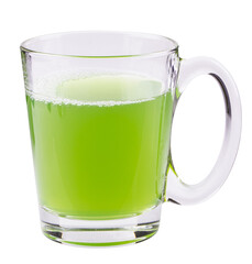 Lemon juice splashing isolated on a white background